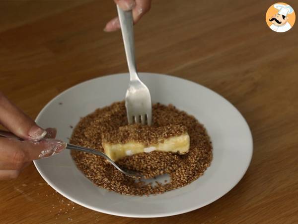 Fetaoststavar med sesam - Beredning steg 3
