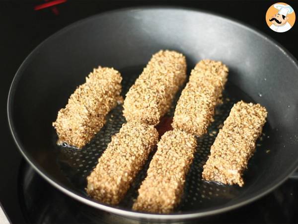 Fetaoststavar med sesam - Beredning steg 4