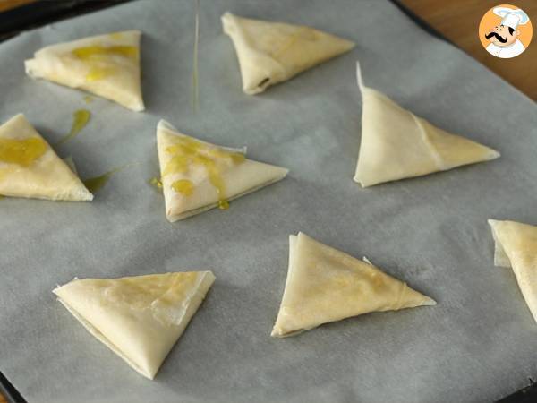 Samoussas med getost och honung - Beredning steg 5
