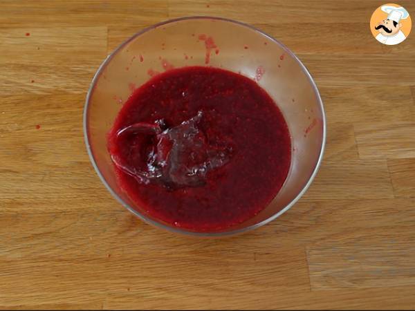 Mango- och hallonstammen - Beredning steg 1