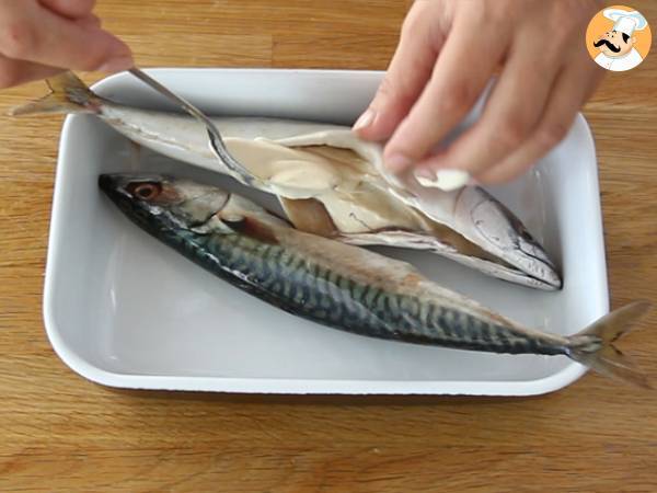 Makrill med senap - Beredning steg 2