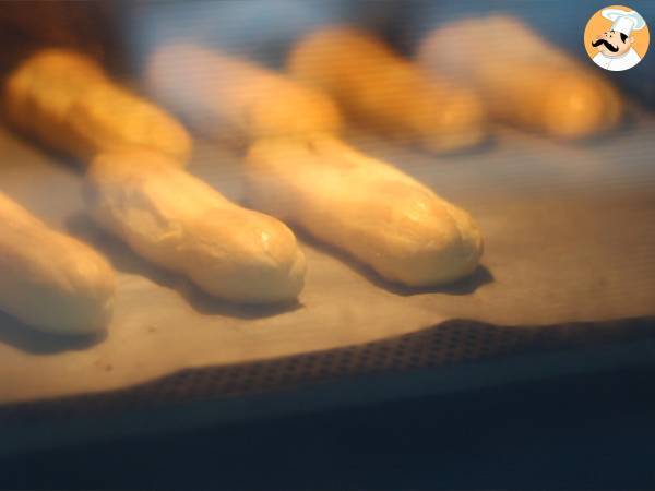 Choklad éclairs (steg-för-steg-instruktioner) - Beredning steg 10