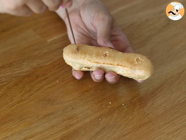 Choklad éclairs (steg-för-steg-instruktioner) - Beredning steg 11