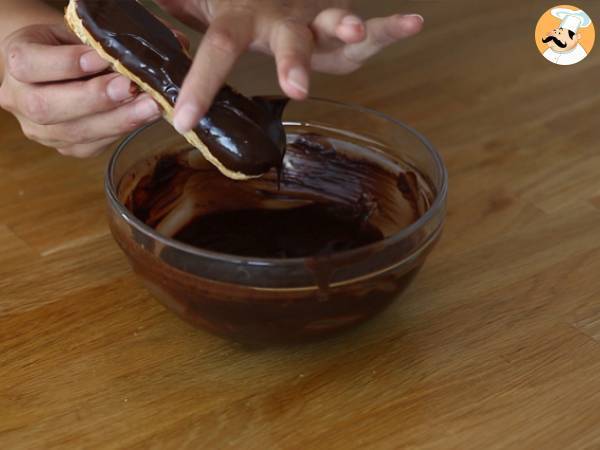 Choklad éclairs (steg-för-steg-instruktioner) - Beredning steg 13
