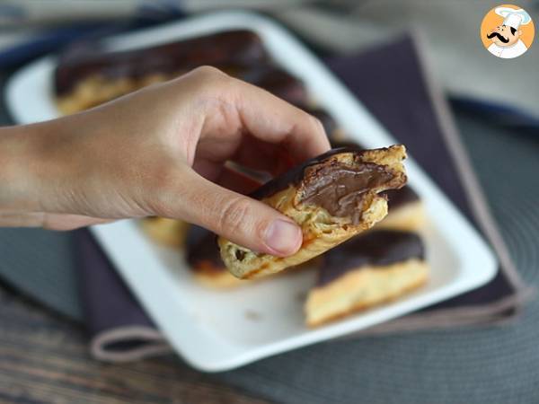 Choklad éclairs (steg-för-steg-instruktioner) - Beredning steg 14
