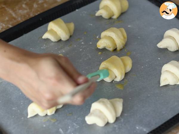 Croissanter förklaras steg för steg - Beredning steg 17