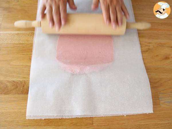 Eclairs med pistagekräm och hallon - Beredning steg 6