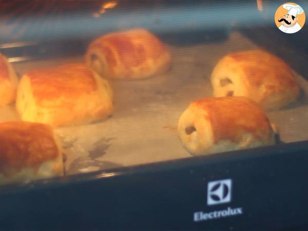 Chokladbröd eller chocolatines - Beredning steg 18