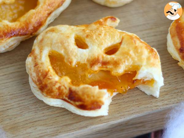 Halloween-smördegsbakelser - Beredning steg 7