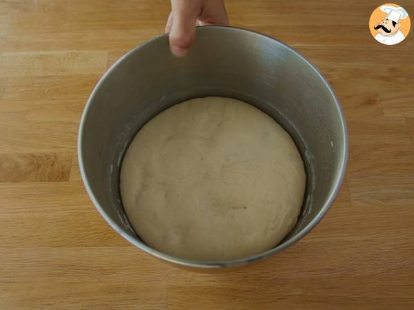 Fougasse med bacon och lök - Beredning steg 2