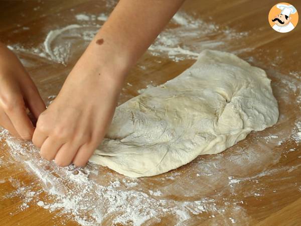 Fougasse med bacon och lök - Beredning steg 5