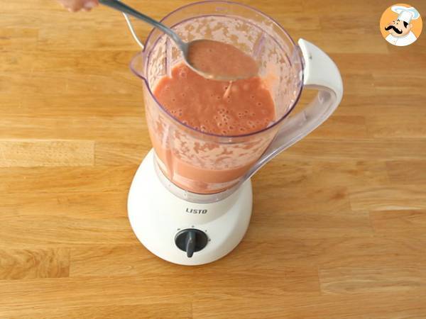 Salmorejo, spansk kall soppa - Beredning steg 3