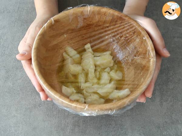 Ceviche av torsk - Beredning steg 2