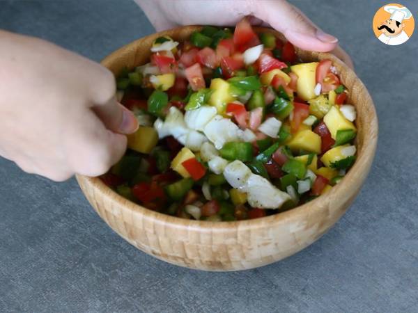 Ceviche av torsk - Beredning steg 5