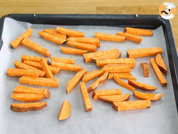 Ugnsbakad sötpotatis med kyckling - Beredning steg 4