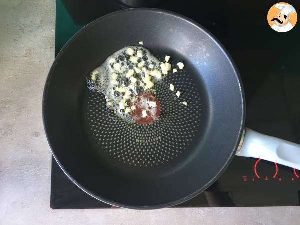 Zucchini med citron och fetaost - Beredning steg 1