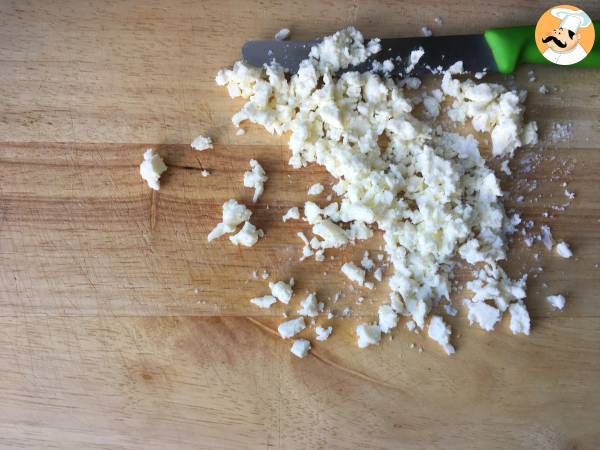 Zucchini med citron och fetaost - Beredning steg 5