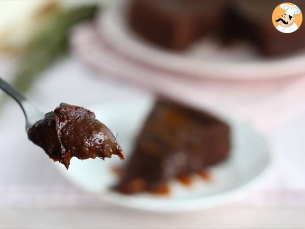 Fondant med choklad och saltad smörkola - Beredning steg 9