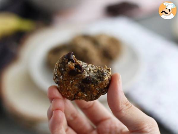Banan- och chokladkakor med 3 ingredienser - Beredning steg 4