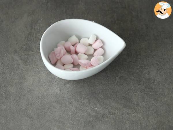 Choklad med marshmallows och hasselnötter - Beredning steg 2