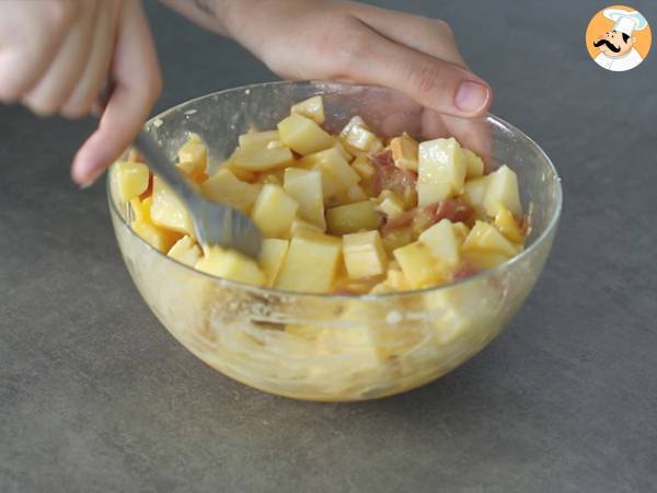 Raclette-tortilla - Beredning steg 3