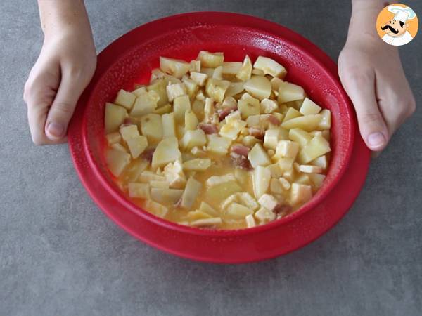 Raclette-tortilla - Beredning steg 4