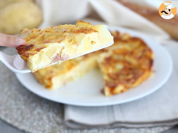 Raclette-tortilla - Beredning steg 5