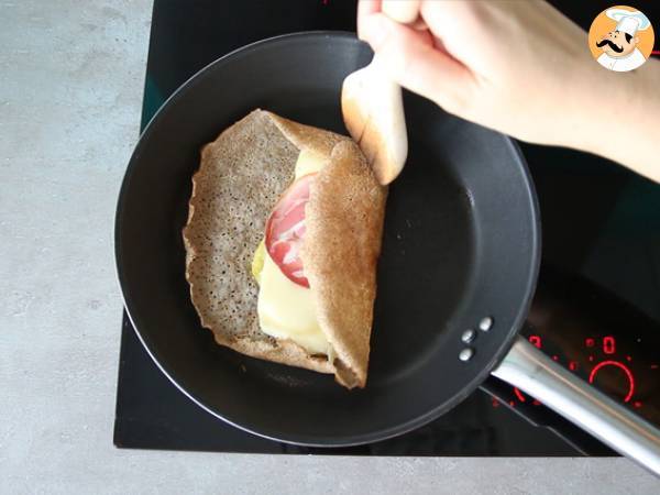 Bovetegalette med racletteost - Beredning steg 3