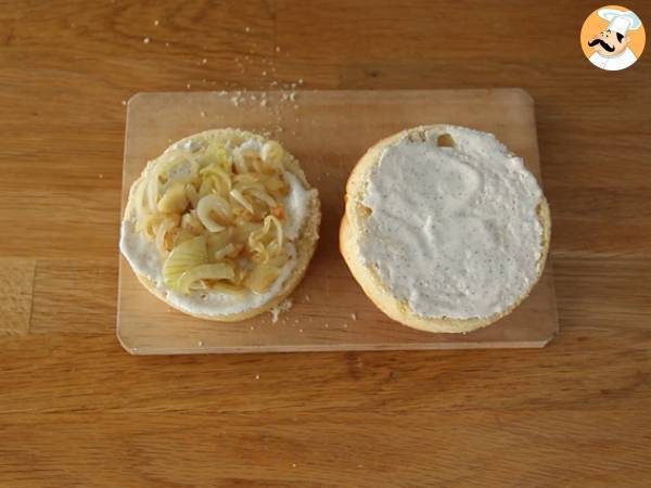 Racletteburgare - Beredning steg 3