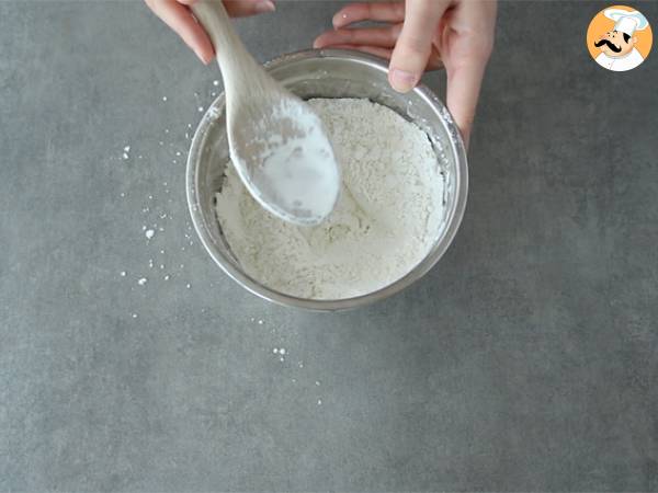 Alfajores - Argentinska mördegskakor med mjölksylt och kokos - Beredning steg 1