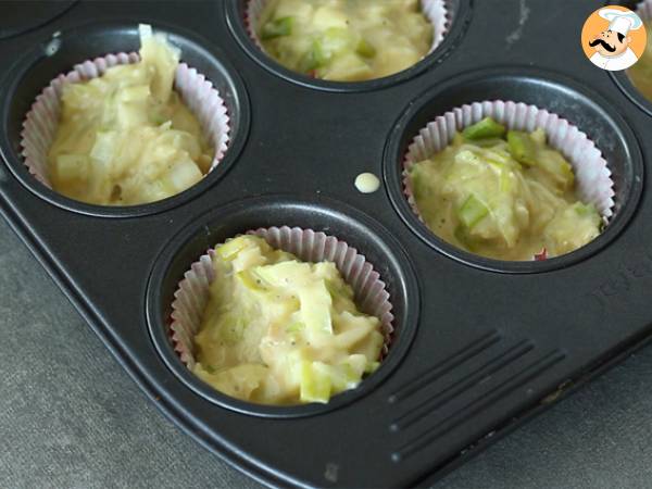 Muffins med purjolöksfondue - Beredning steg 5