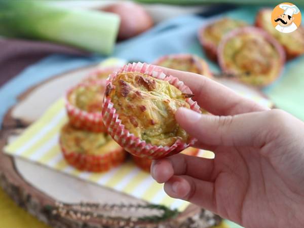 Muffins med purjolöksfondue - Beredning steg 6