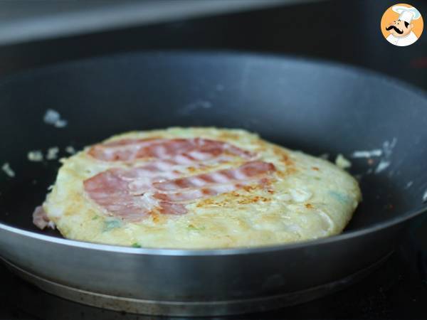 Okonomiyaki - japansk omelett - Beredning steg 5