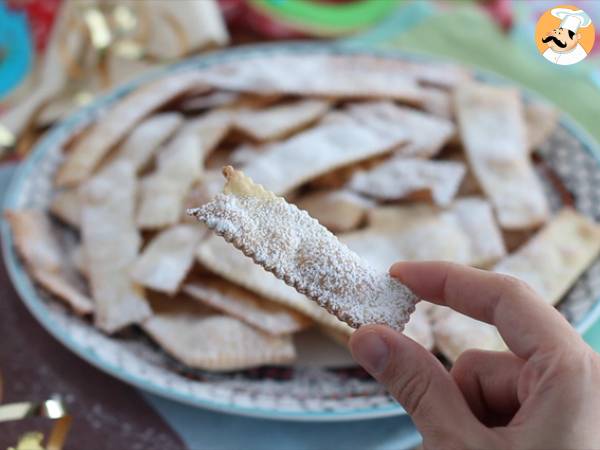 Chiacchiere di carnevale - Italienska bakade bugnes - Beredning steg 6