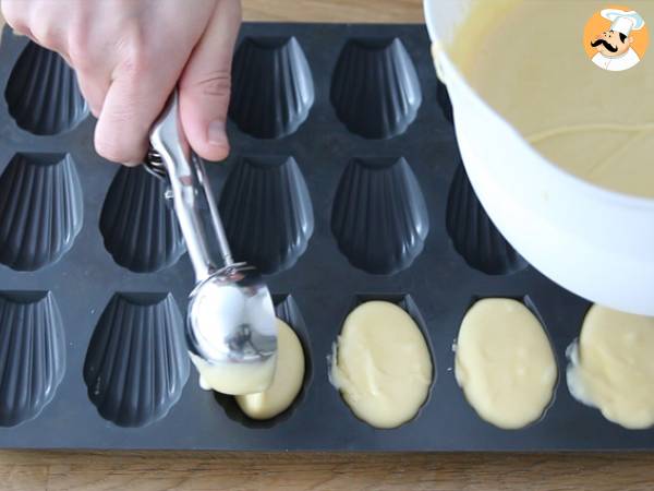 Vanliga Madeleines - Beredning steg 3