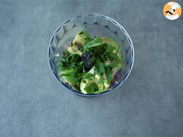 Avokadohummus - Beredning steg 1
