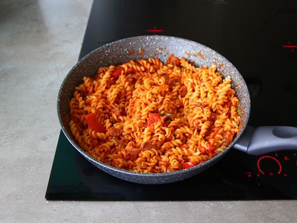 Pasta med chorizo - Beredning steg 5