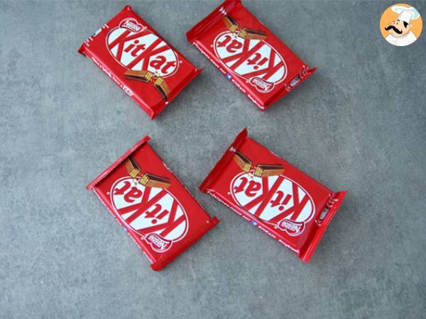 Brownie med Kit Kat ® - Beredning steg 1