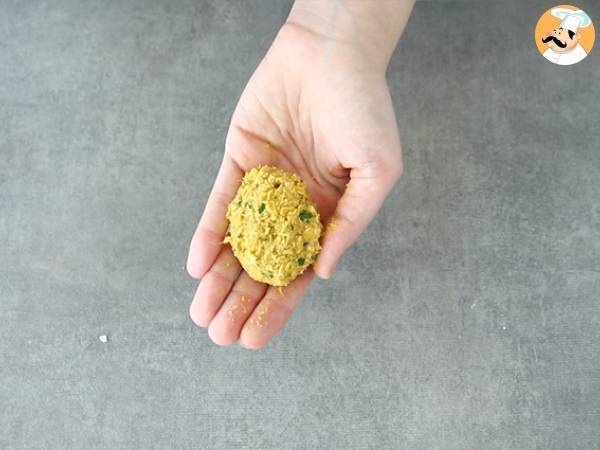 Kycklingnuggets med morotsärtor - Beredning steg 2
