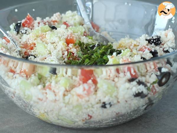 100% vegetarisk blomkålstabbouleh - Beredning steg 2