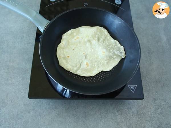 Tortillas av vete - Beredning steg 3
