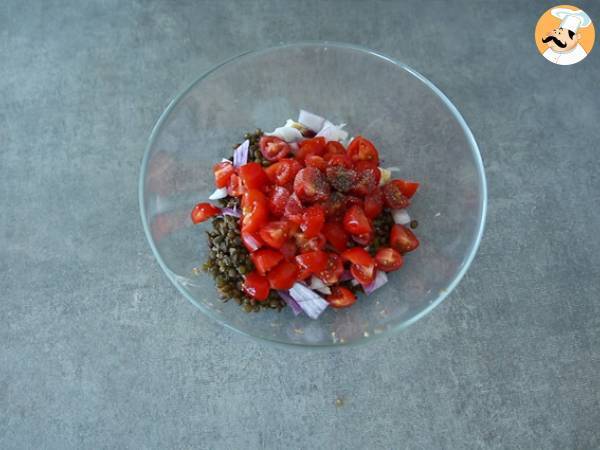 Vegetariska tacos med linser - Beredning steg 3