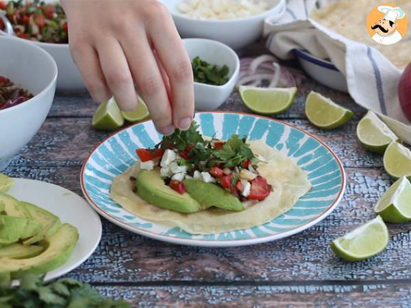 Vegetariska tacos med linser - Beredning steg 6