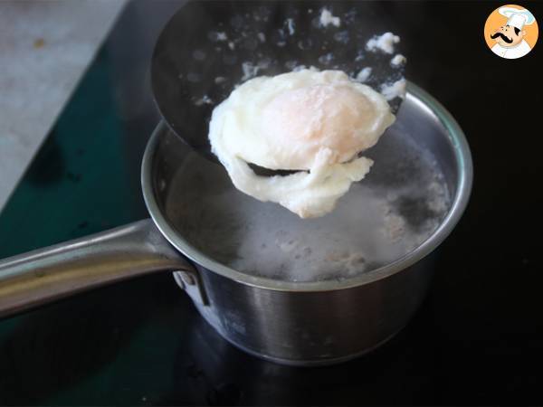 Avokado toast med pocherat ägg - Beredning steg 2
