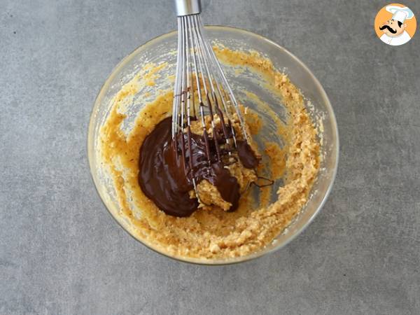 Päron- och chokladtårta - Beredning steg 2