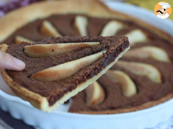 Päron- och chokladtårta - Beredning steg 4