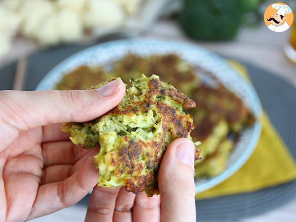 Biffar av blomkål och broccoli med curry - Beredning steg 5