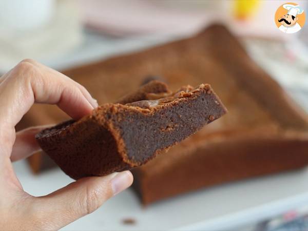 Brownie med överbliven påskchoklad - Beredning steg 4