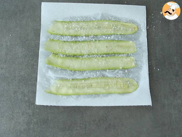 Zucchini lasagne med spenat - Beredning steg 2