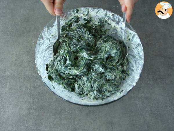 Zucchini lasagne med spenat - Beredning steg 4